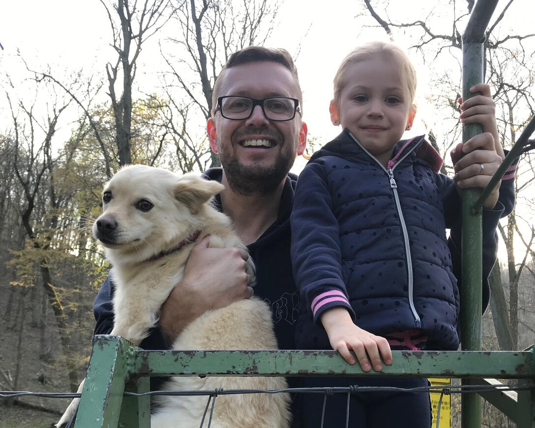 S dcérkou a fenkou Lejdy